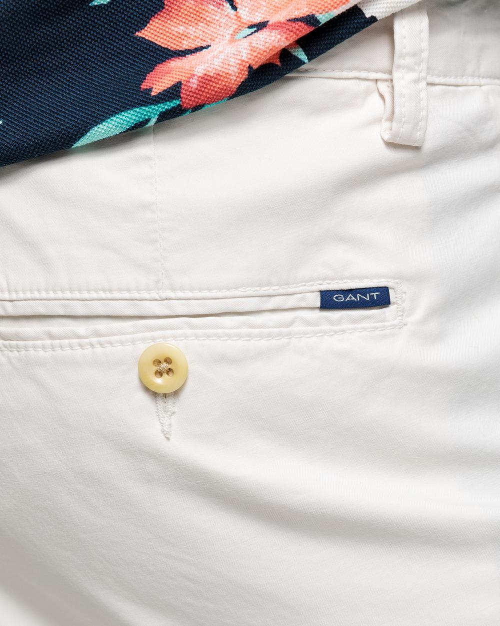 GANT Erkek Krem Rengi Regular Fit Şort
