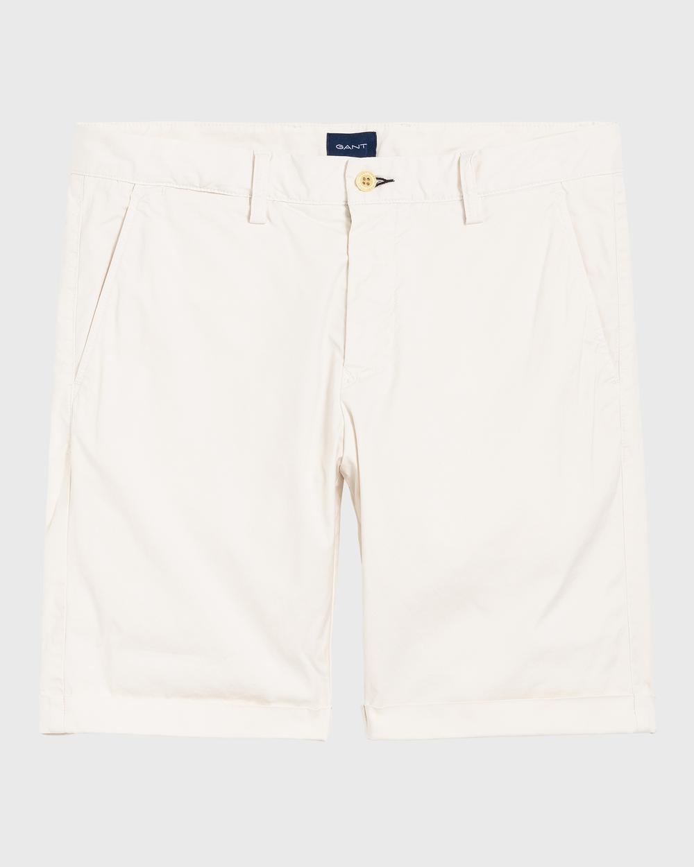 GANT Erkek Krem Rengi Regular Fit Şort