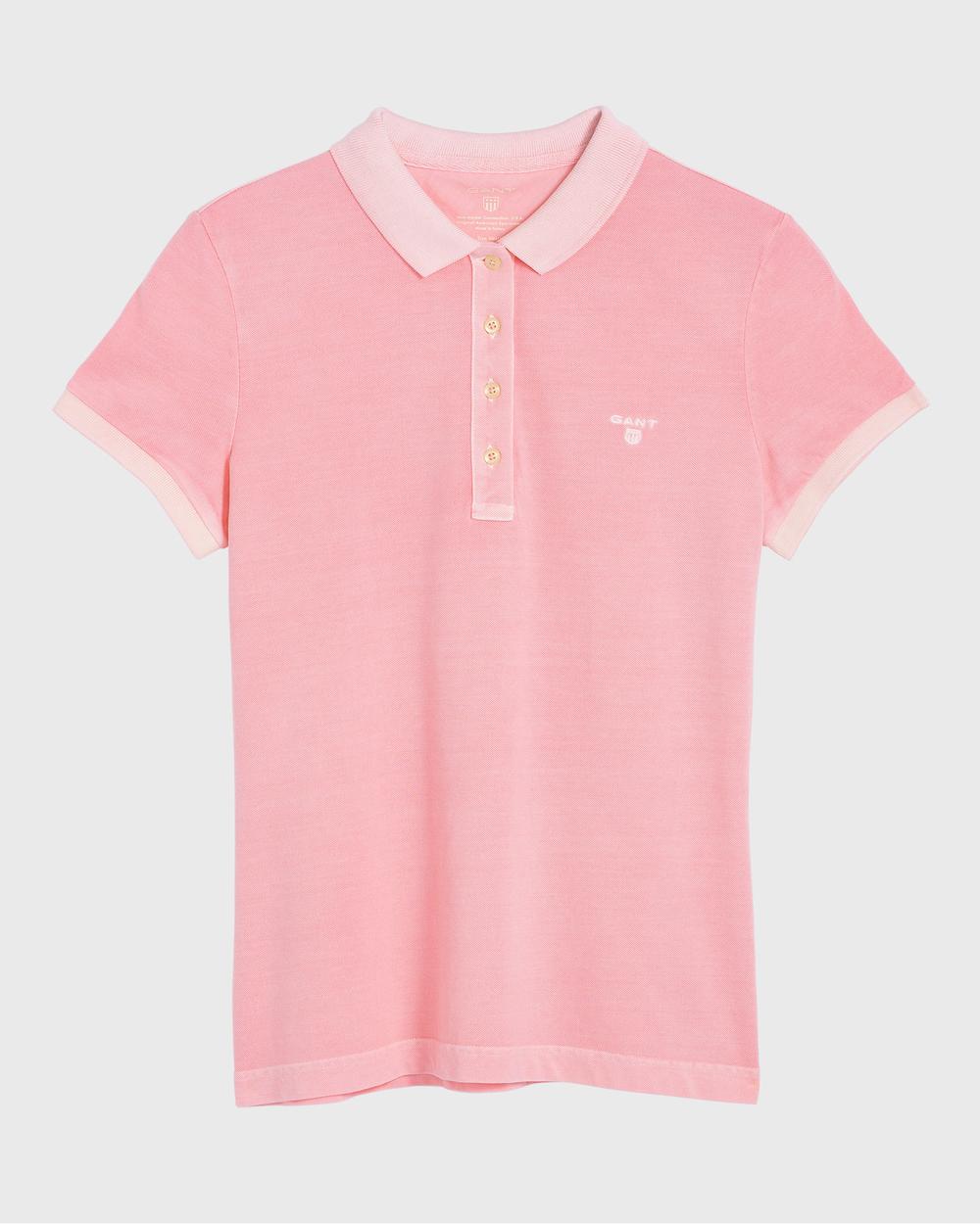 GANT Kadın Pembe Pique Rugger Polo