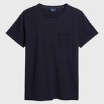 GANT Erkek Lacivert Pique T-Shirt