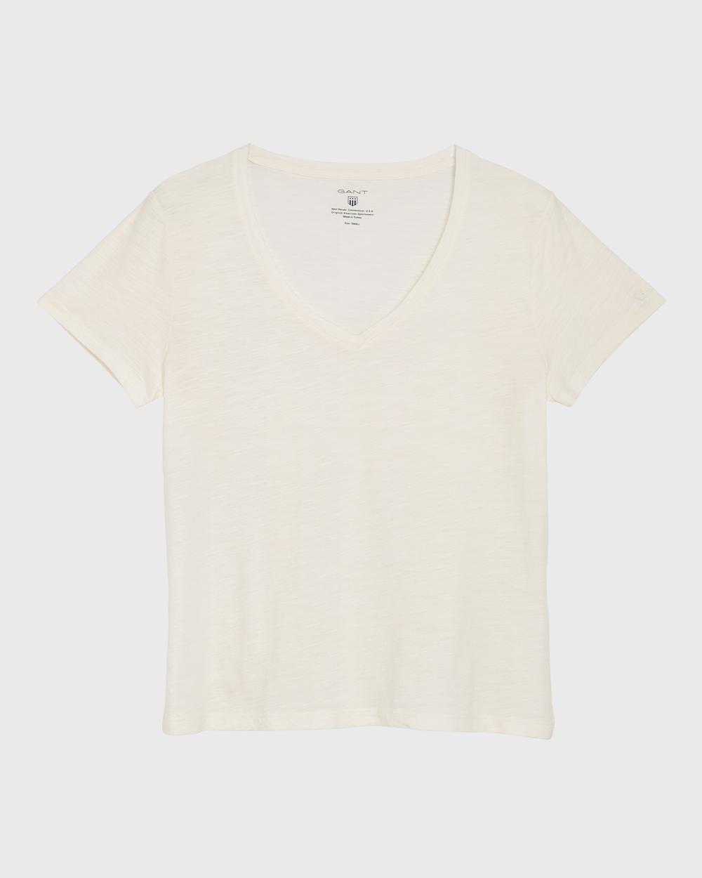 GANT Kadın Beyaz T-Shirt