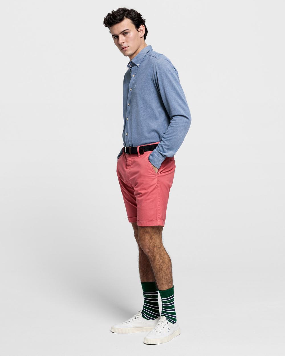 GANT Erkek Kırmızı Regular Fit Şort