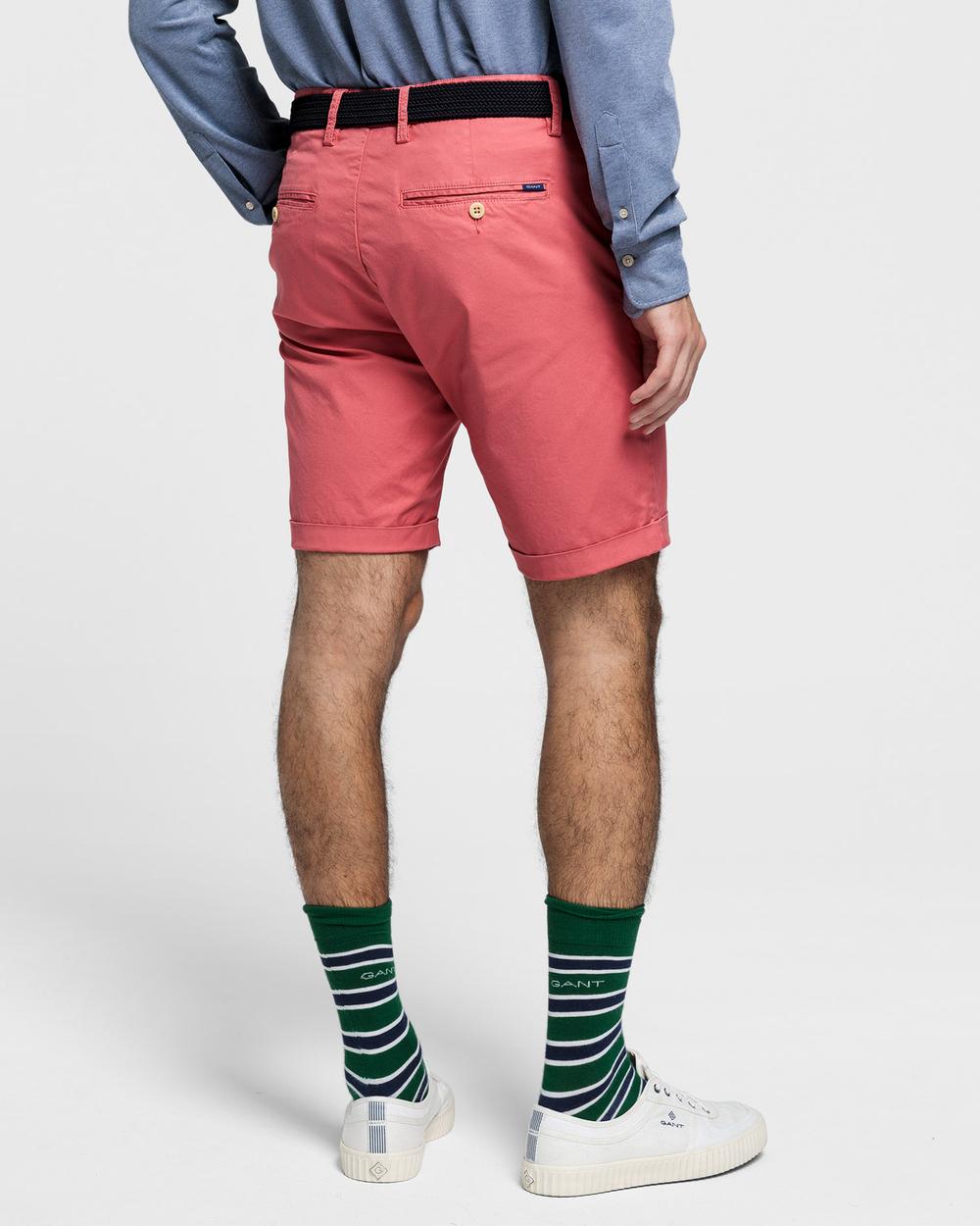 GANT Erkek Kırmızı Regular Fit Şort