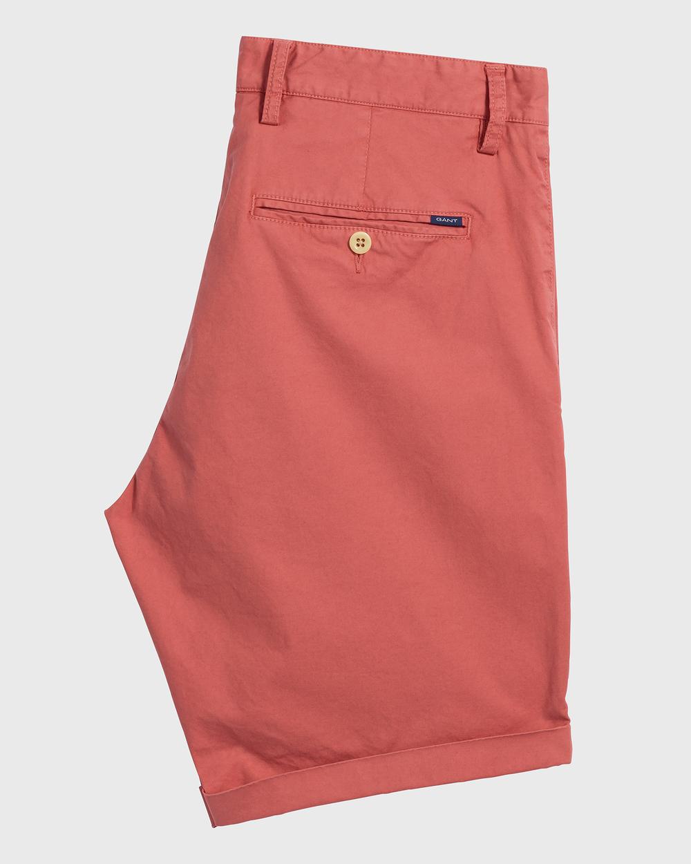 GANT Erkek Kırmızı Regular Fit Şort