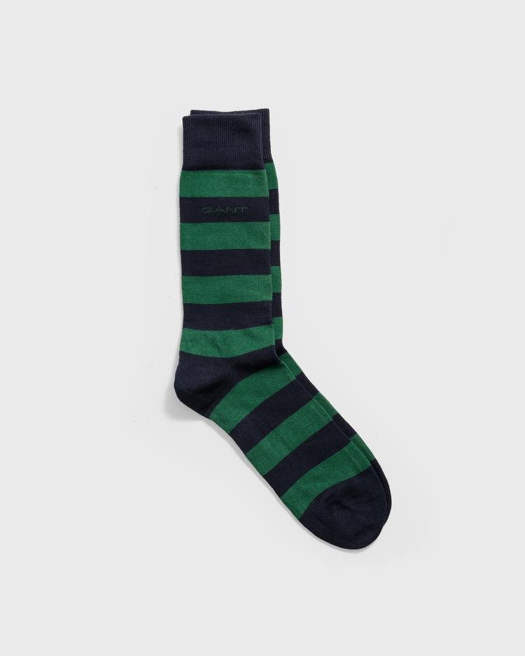 GANT Erkek Yeşil Çizgili Çorap