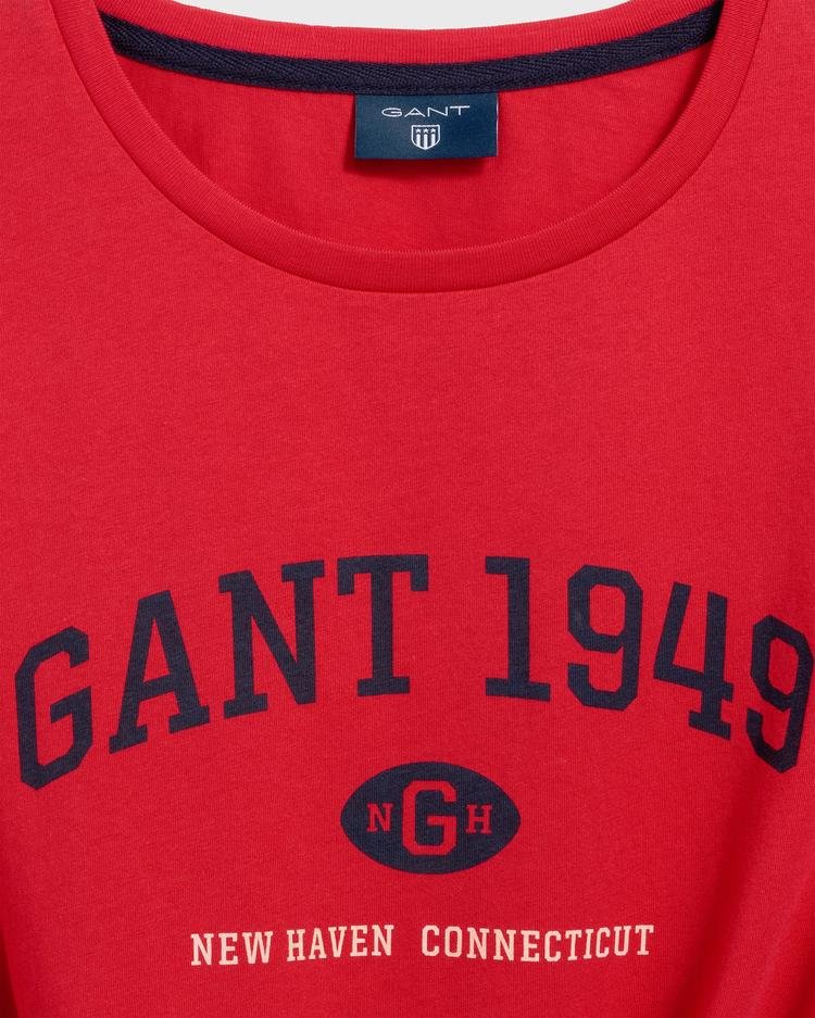 GANT Erkek Kırmızı Regular Fit 1949 T-Shirt