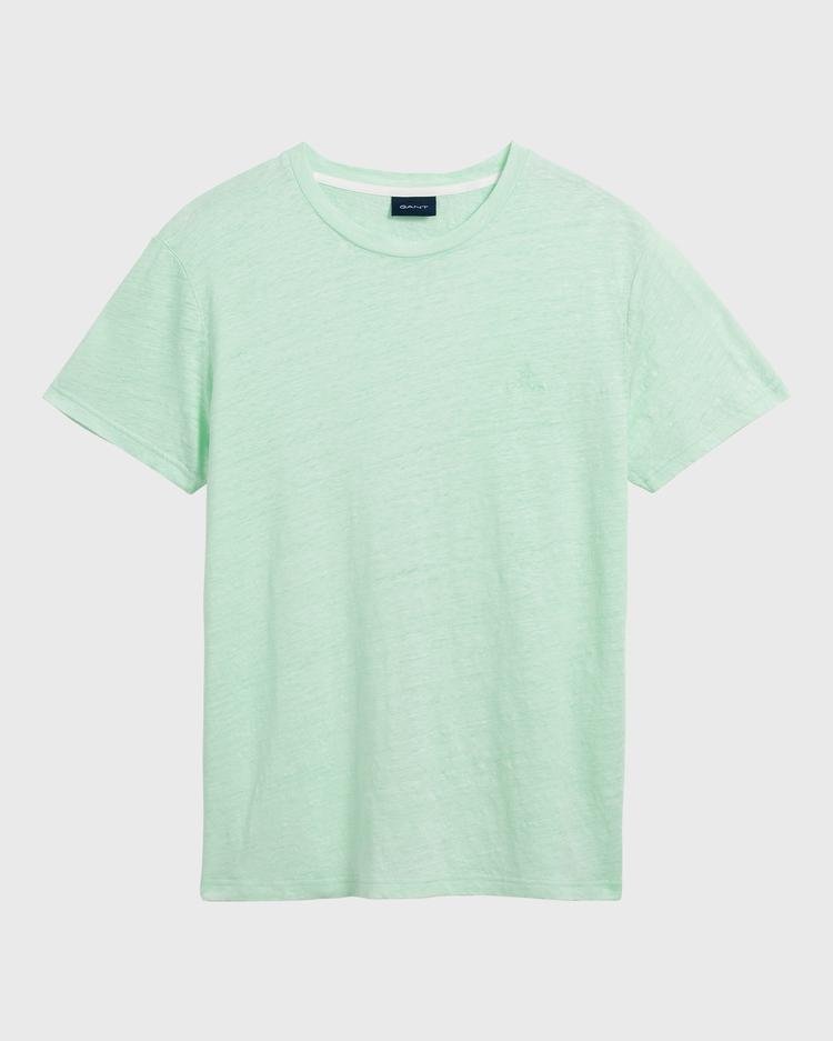 GANT Erkek Yeşil Keten T-Shirt