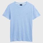 GANT Erkek Açık Mavi Keten T-Shirt