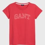 GANT Kadın Kırmızı Logo Baskılı T-Shirt