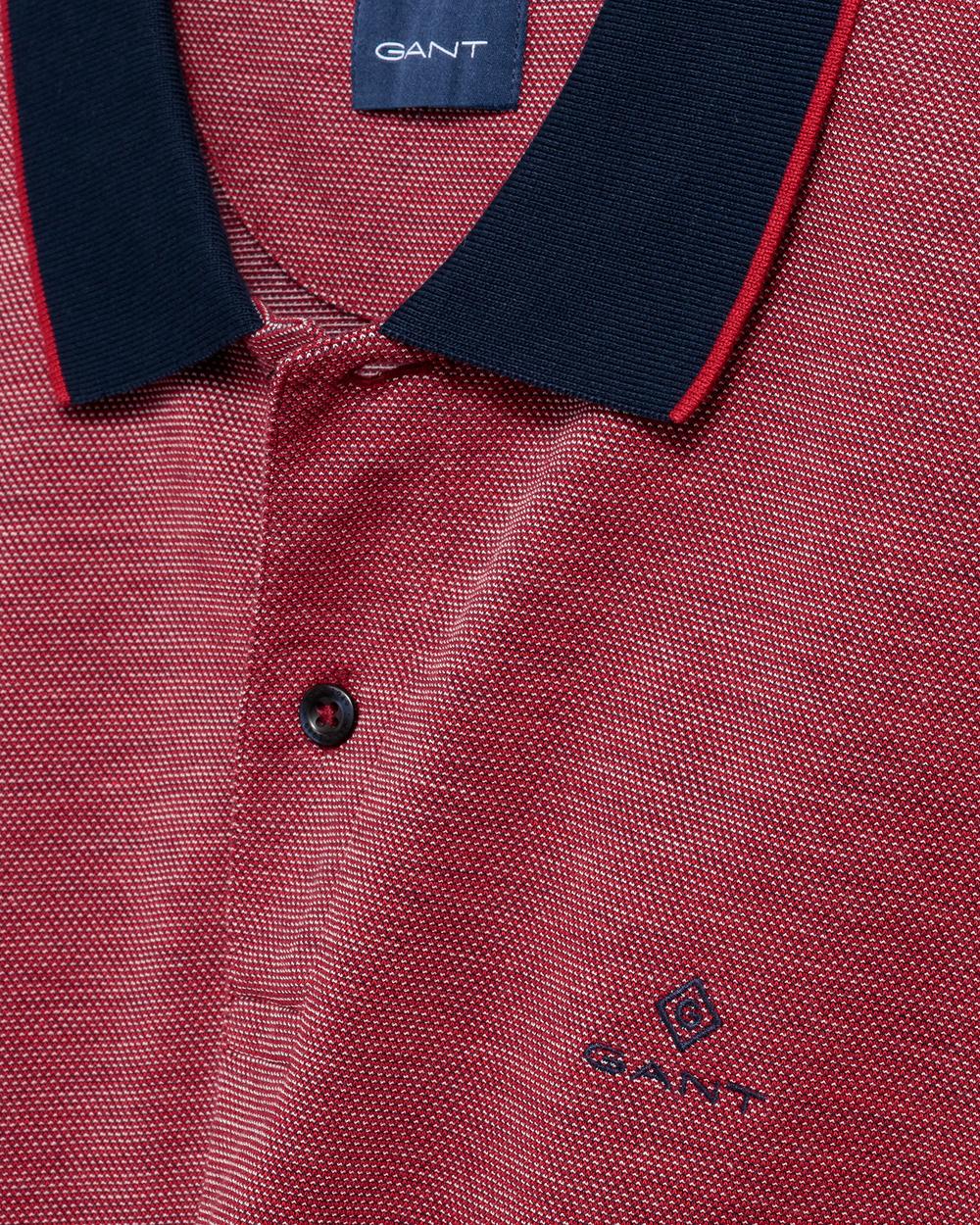 GANT Erkek Kırmızı Regular Fit Polo