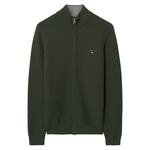 Erkek Triangle Texture Yeşil Sweatshirt