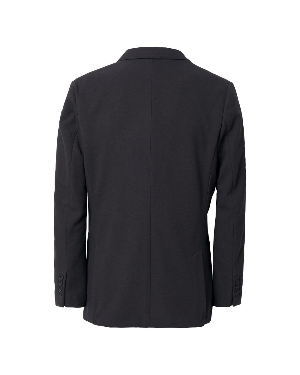 GANT Erkek Siyah Slim Woollen Jersey Blazer Ceket