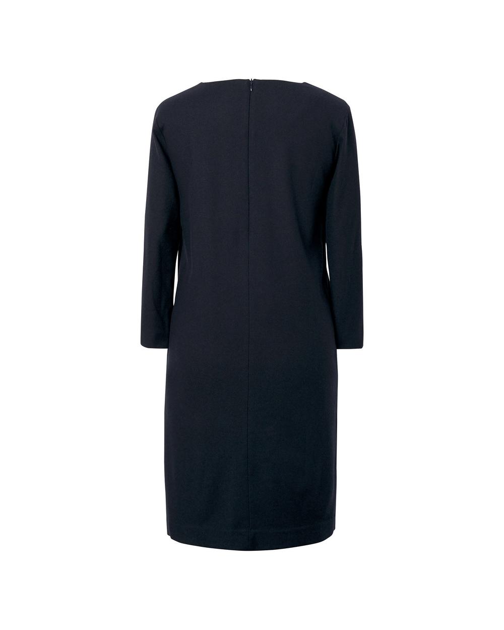Kadın Lacivert Washable Flannel Dress Elbise