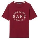 GANT Kadın Bordo Logolu T-Shirt