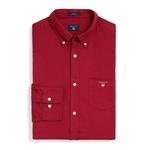 Erkek Kırmızı Regular Oxford Gömlek Gömlek