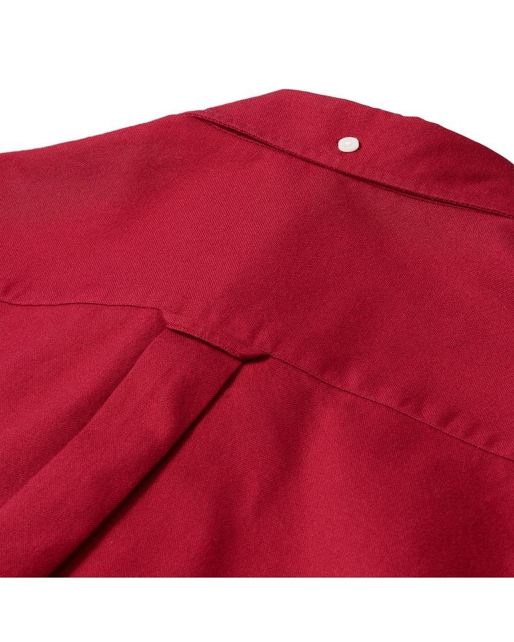 Erkek Kırmızı Regular Oxford Gömlek Gömlek