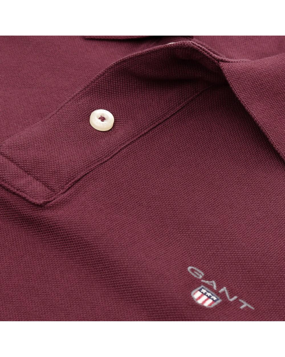 Gant Original Piqué Regular Erkek Bordo Polo