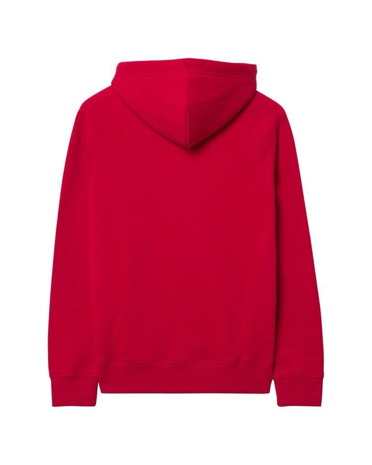 Erkek Kırmızı Hoodie Sweatshirt