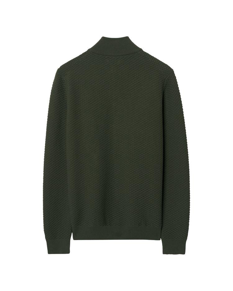 Erkek Triangle Texture Yeşil Sweatshirt