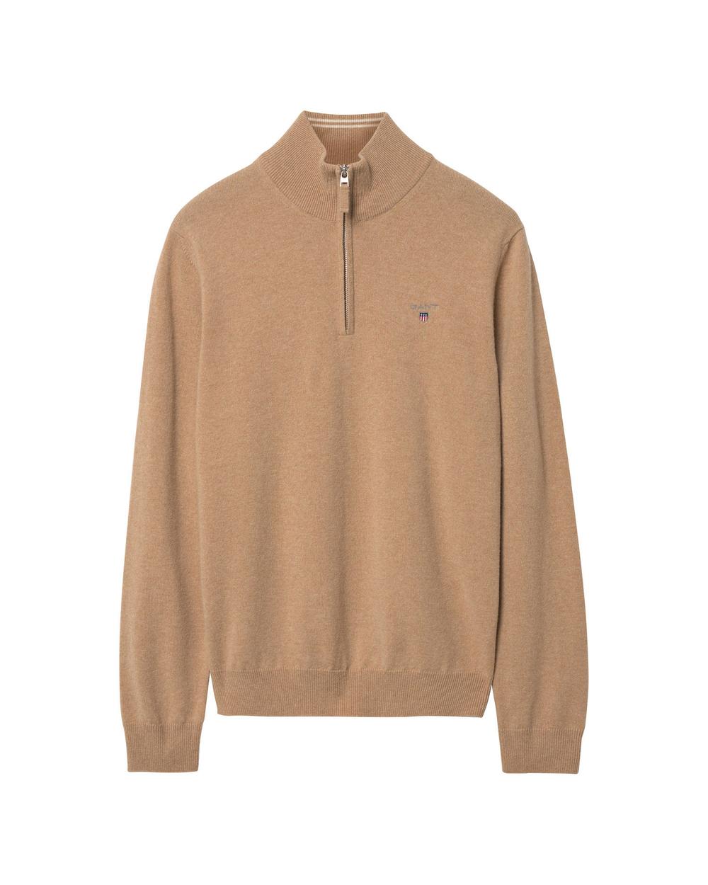 Erkek Super Fine Lambswool Bej Triko