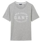 GANT Kadın Gri Logolu T-Shirt