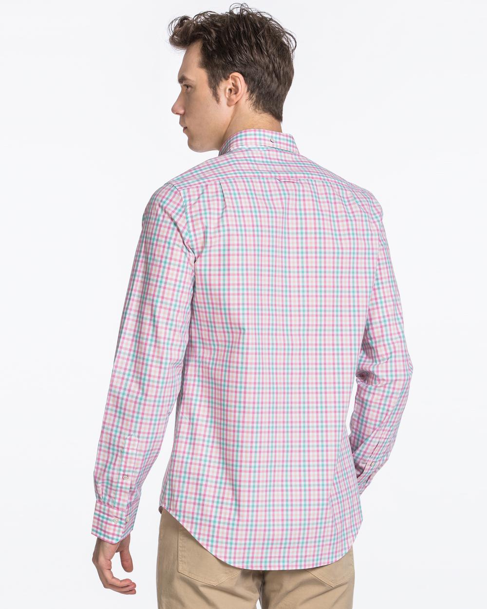GANT Erkek Pembe Pique Slim Fit Gömlek