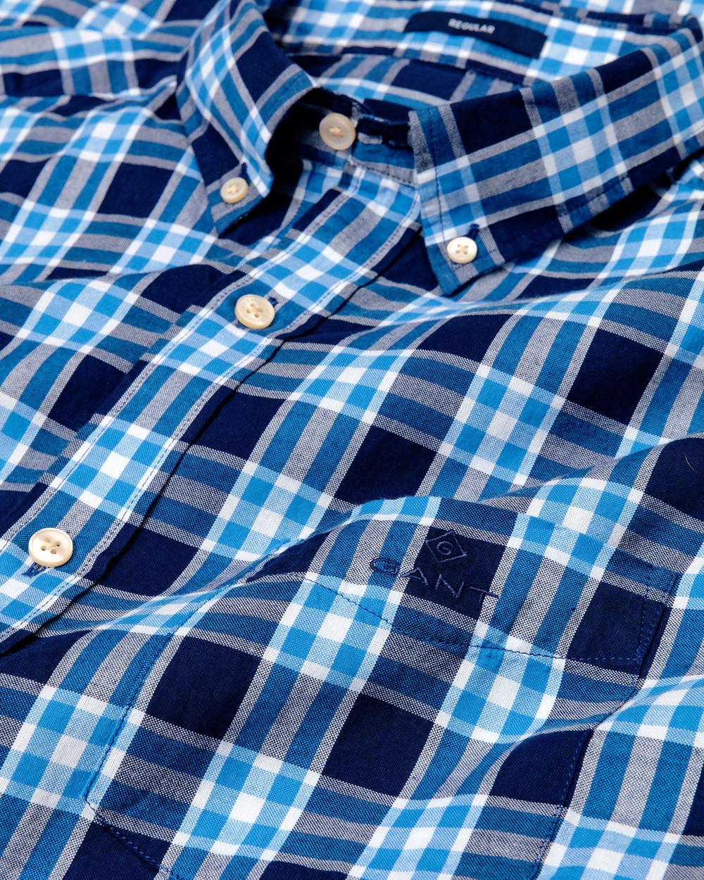 GANT Erkek Mavi Regular Fit Oxford Gömlek