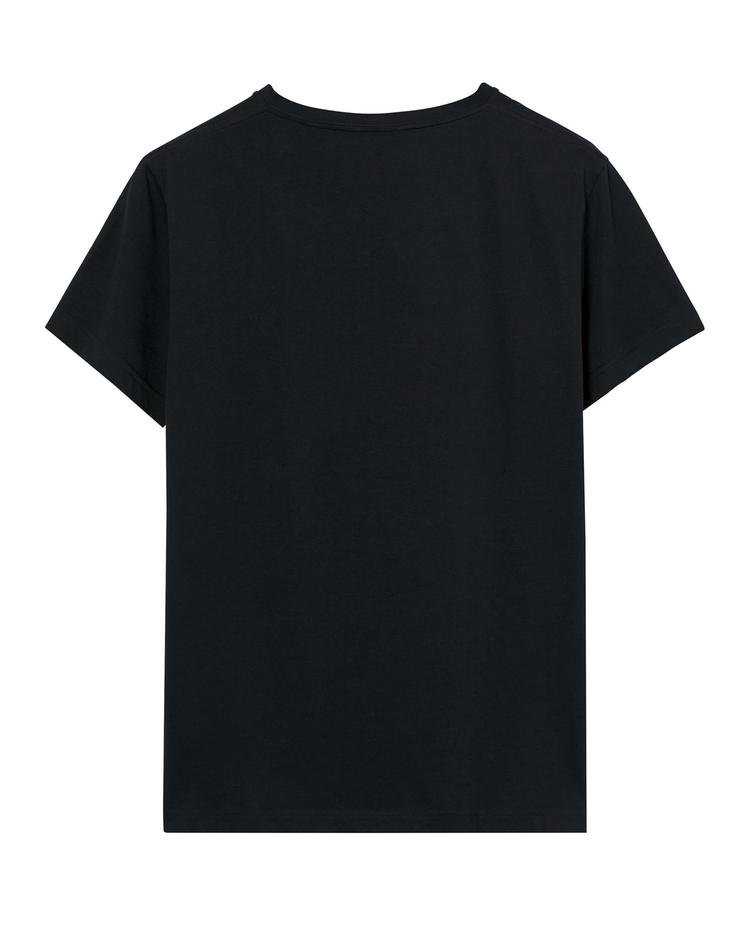 GANT Erkek Siyah V Yaka T-Shirt