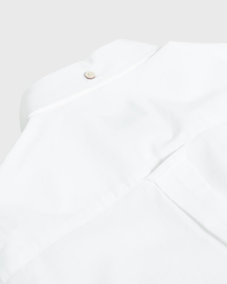 GANT Erkek Beyaz Regular Fit Broadcloth Gömlek