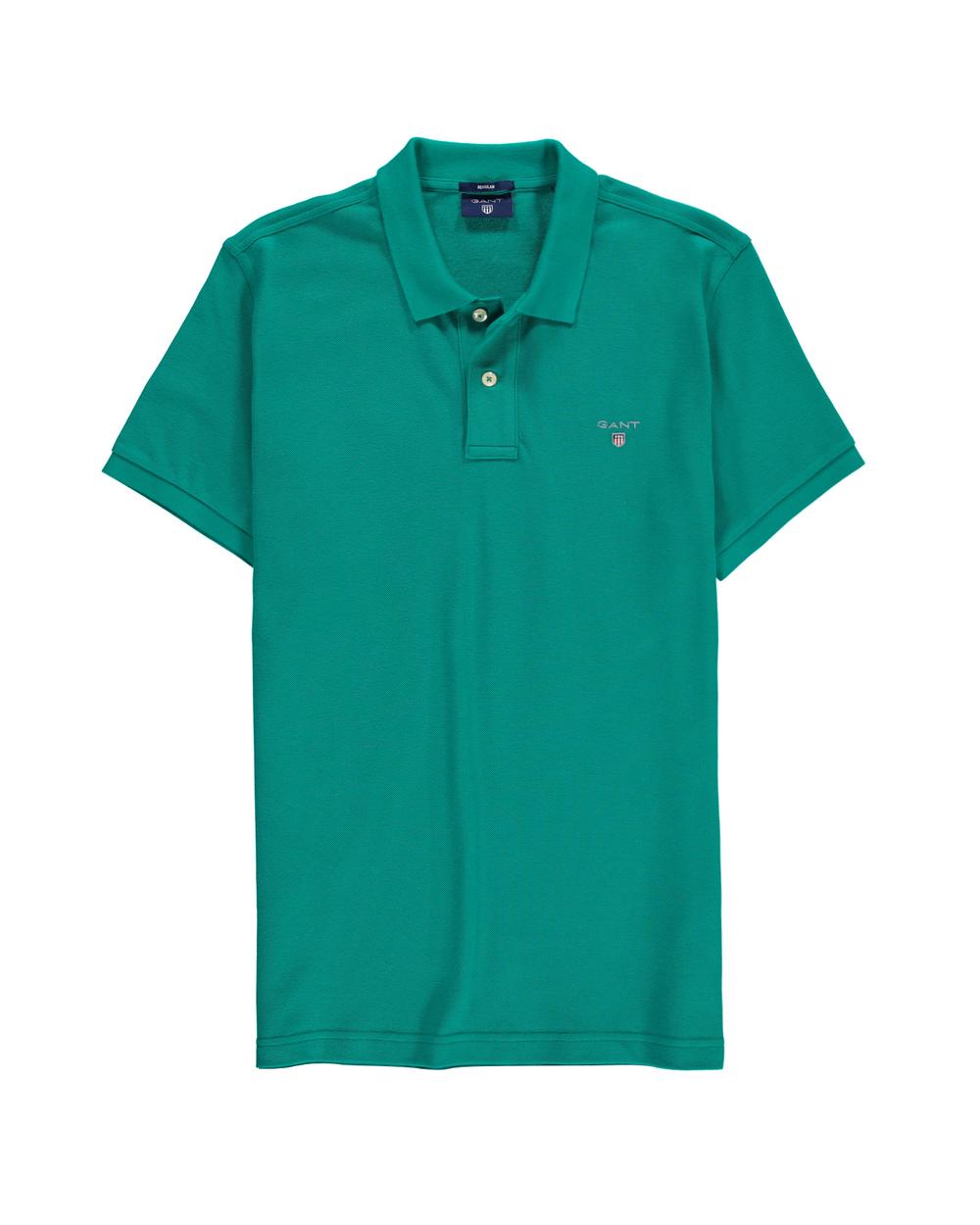GANT Erkek Yeşil Regular Pike Polo