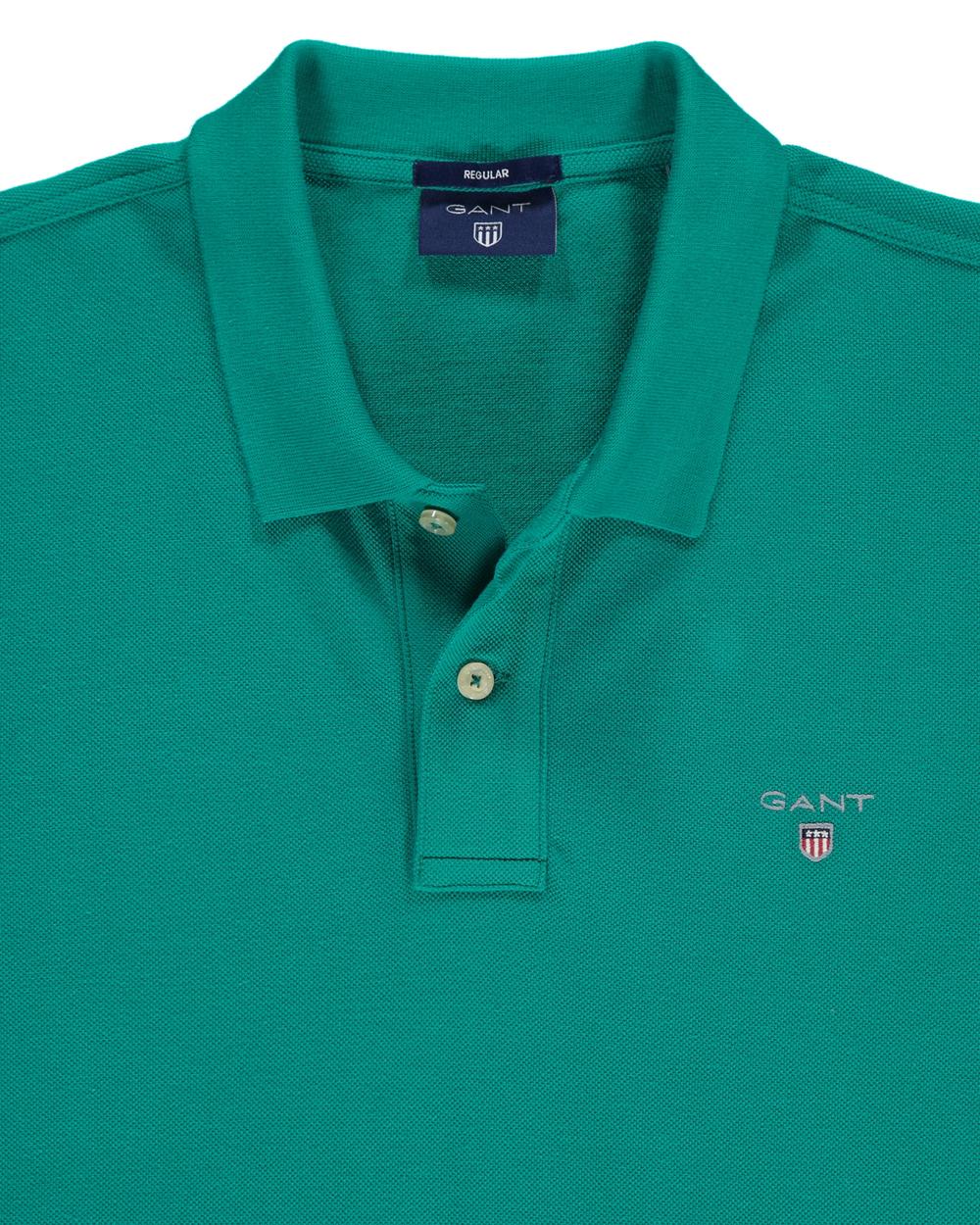 GANT Erkek Yeşil Regular Pike Polo