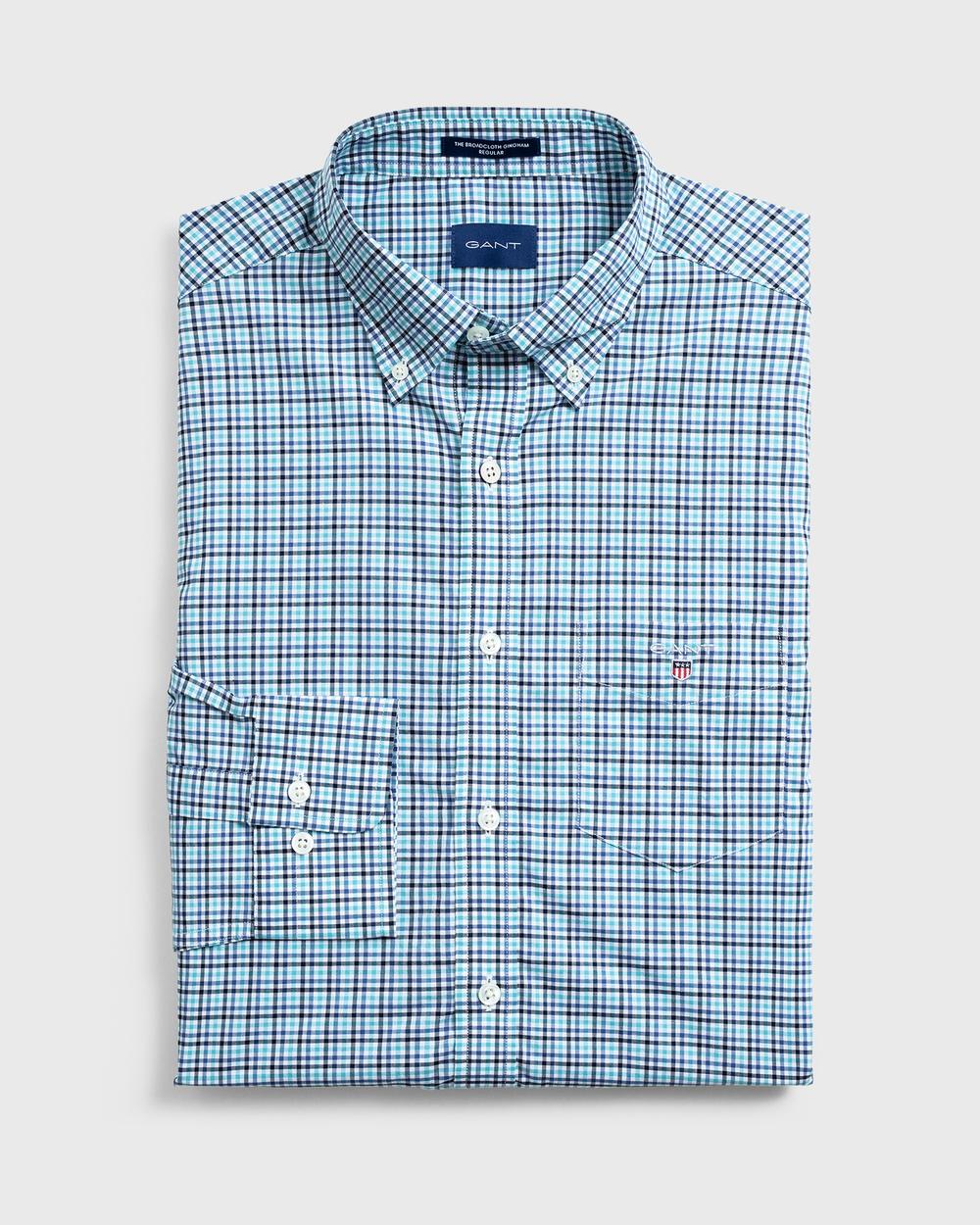 GANT Erkek Mavi Regular Fit Gömlek