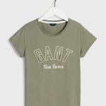 GANT Kadın Gri Regular Fit T-shirt