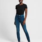 GANT Kadın Siyah Cott Ela C-Neck T-Shirt