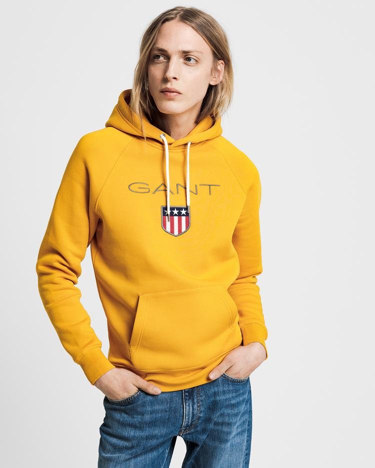 GANT Erkek Sarı Regular Fit Sweatshirt