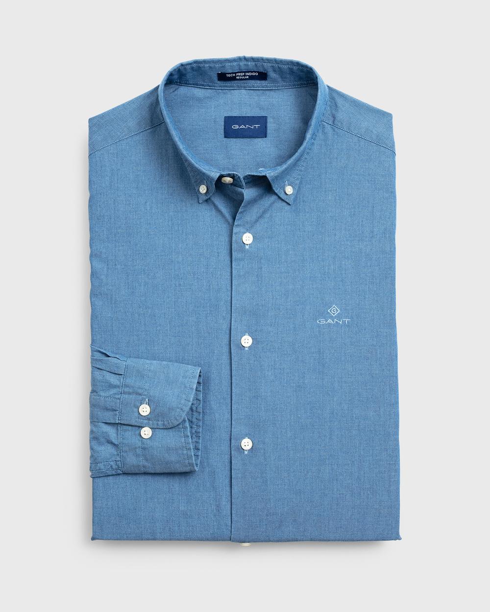 GANT Erkek Lacivert Regular Fit Gömlek