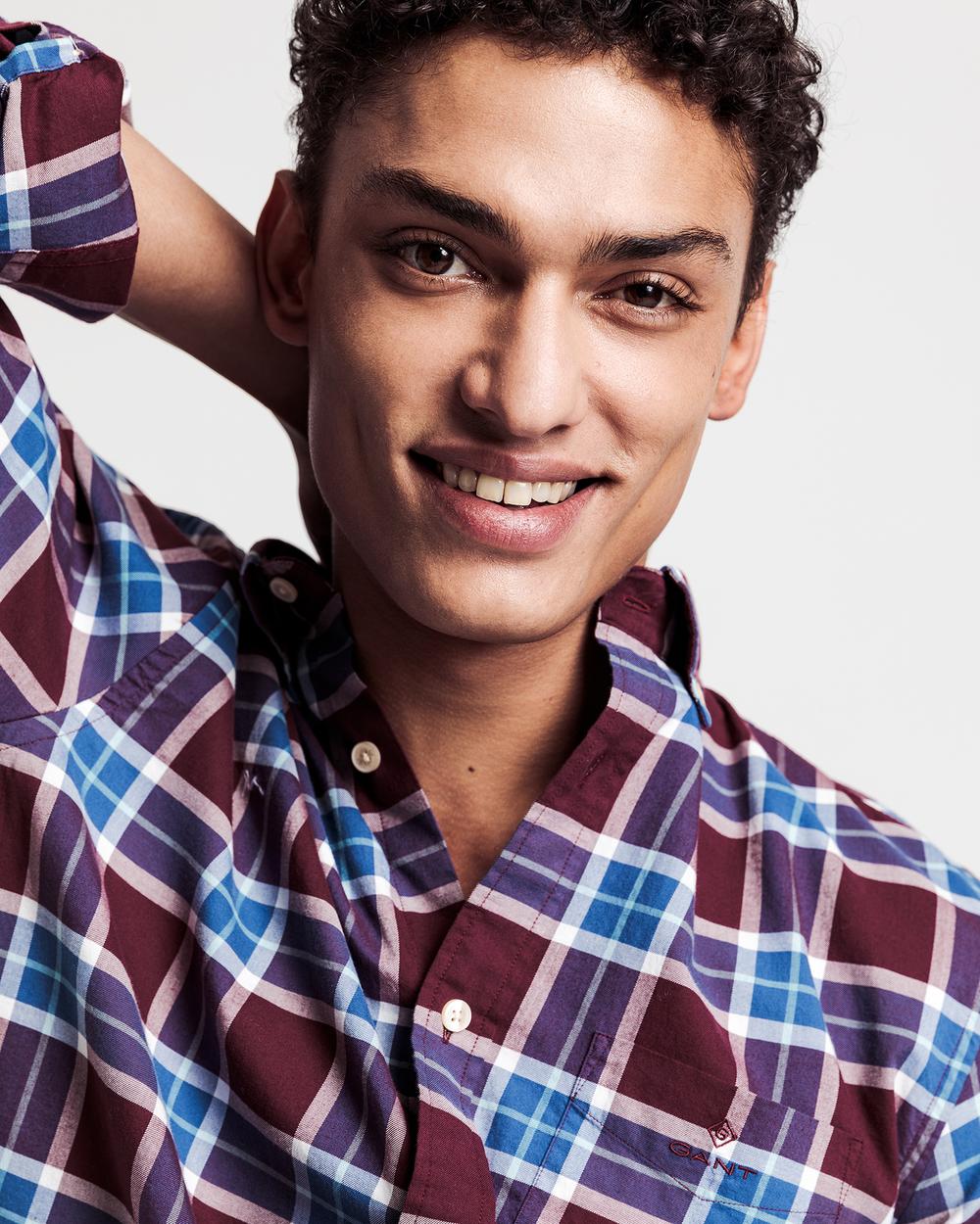 GANT Erkek Bordo Regular Fit Gömlek