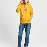GANT Erkek Sarı Regular Fit Sweatshirt