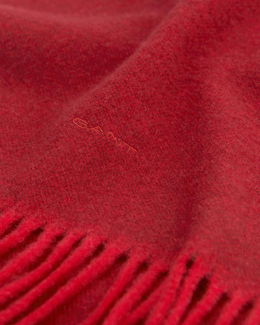 Unisex Bordo Oxford Weave Scarf Atkı