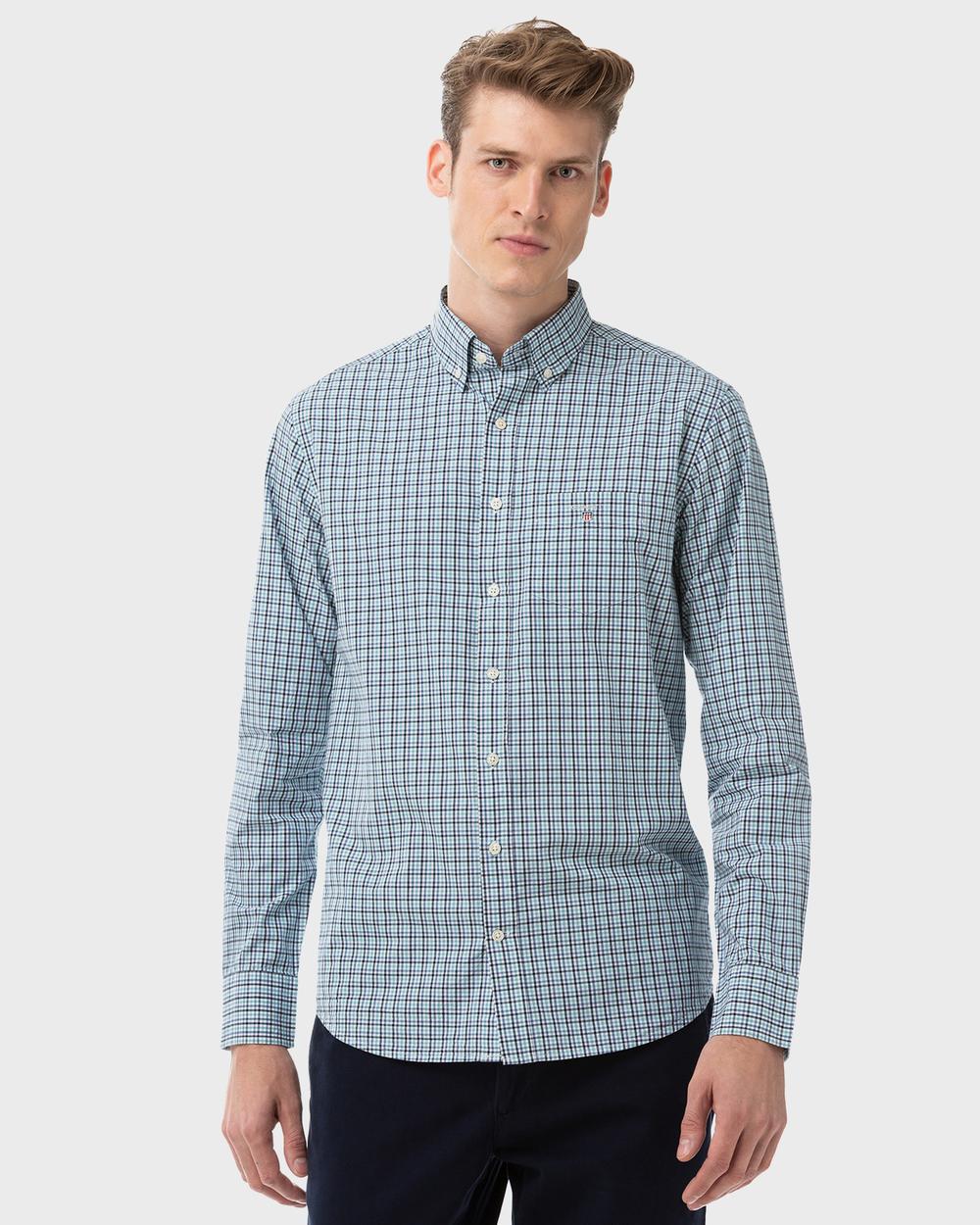 GANT Erkek Mavi Regular Fit Gömlek