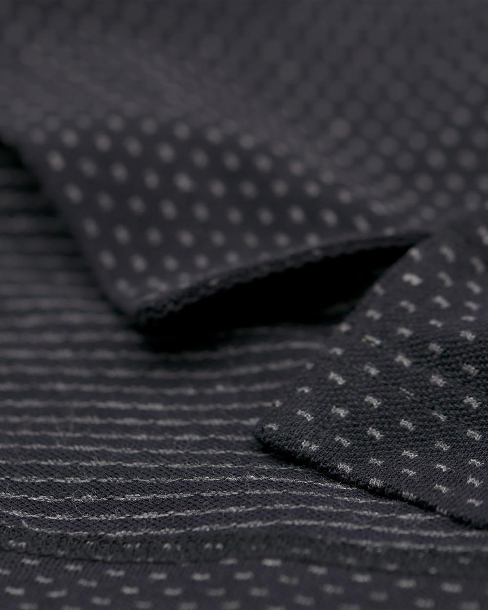 GANT Erkek Siyah Puantiyeli Jacquard Rugger Polo