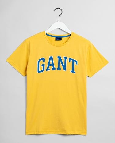 GANT Erkek Sarı Regular Fit Tshirt