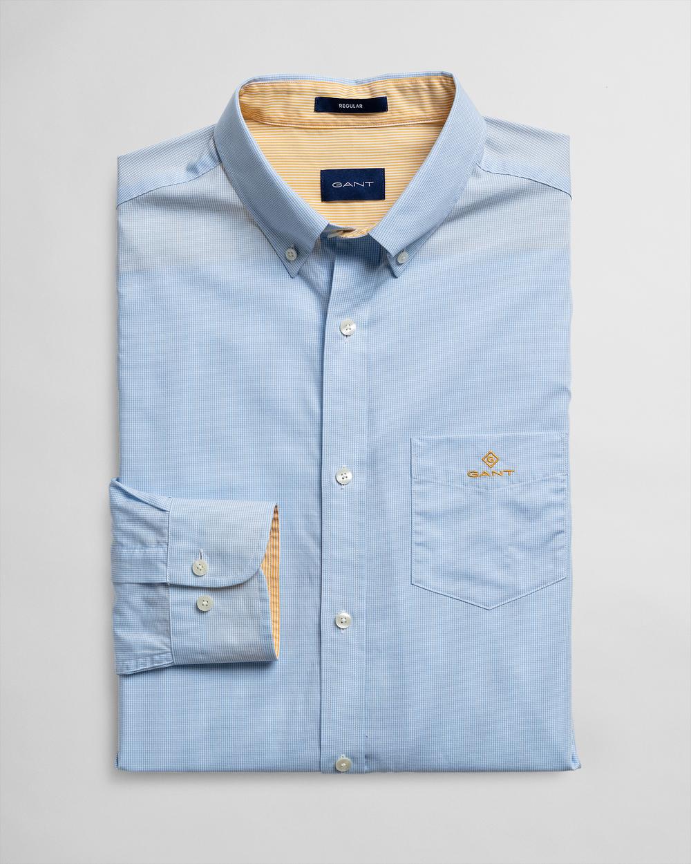 GANT Erkek Mavi Regular Fit Gömlek
