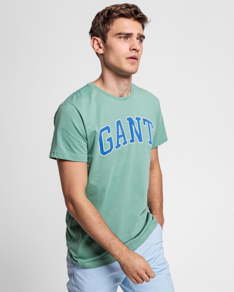 GANT Erkek Yeşil Regular Fit Tshirt