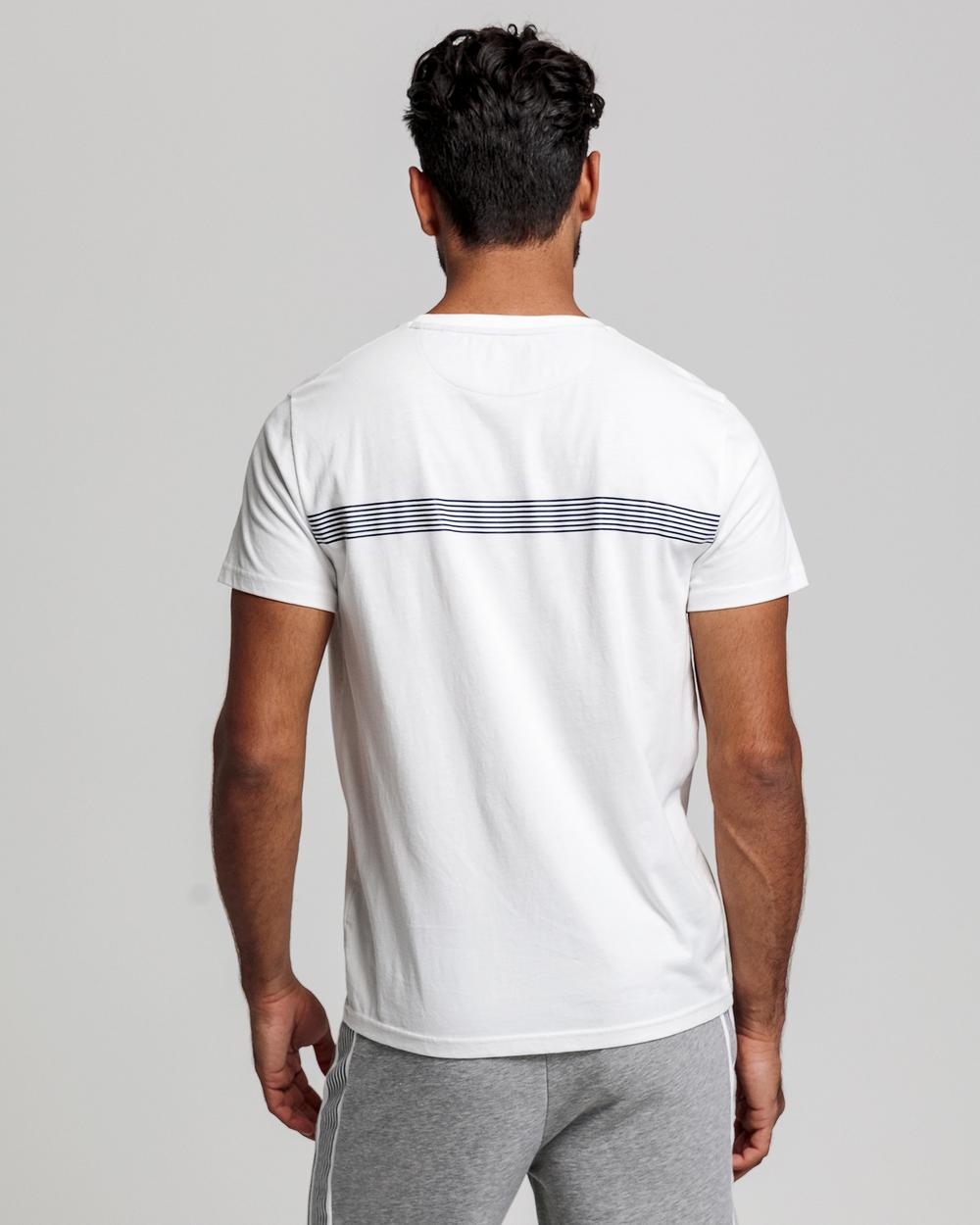 GANT Erkek Beyaz Regular Fit Tshirt