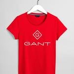GANT Kadın Kırmızı Kısa Kollu T-Shirt