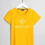 GANT Kadın Sarı Kısa Kollu T-Shirt