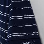 GANT Erkek Lacivert Çizgili Polo