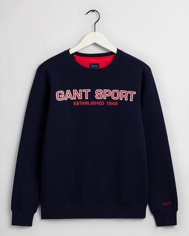 GANT Sport Erkek Lacivert Sweatshirt
