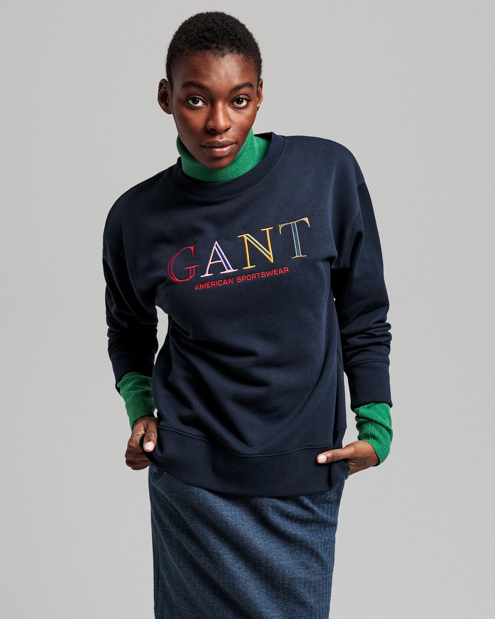GANT Kadın Lacivert Sweatshirt